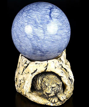 HUGE 5.2" Blue Aventurine Sphere, Crystal Ball