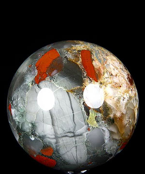 2.9" African Bloodstone Sphere, Crystal Ball