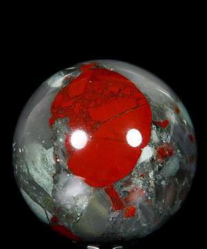 2.0" African Bloodstone Sphere, Crystal Ball