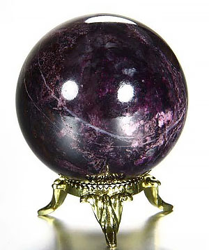 Gemstone 2.0" Sugilite Sphere, Crystal Ball