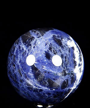 2.0" Sodalite Sphere, Crystal Ball