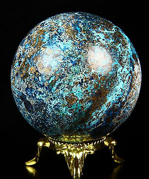 Gemstone 2.0" American Chrysocolla Sphere, Crystal Ball