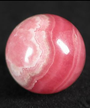 0.8" Rhodochrosite Sphere, Crystal Ball,Gemstone
