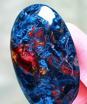 Blue & Red Pietersite Pendant,Chatoyant,Gemstone, Jewlry