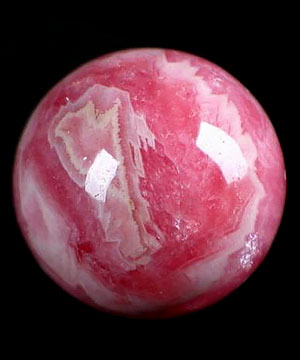 0.7" Rhodochrosite Sphere, Crystal Ball,Gemstone
