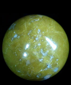 2.0" Lemon Stone Sphere, Crystal Ball