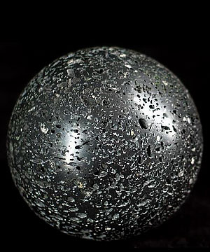 2.0" Hot Lava Stone Sphere, Crystal Ball