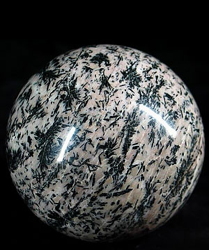 2.8" Chinese Painting Stone Sphere, Crystal Ball