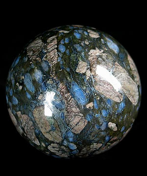 Huge 3.0“ Que Sera Stone Llanite Sphere, Crystal Ball