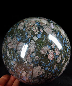 Giant 5.7" Que Sera Stone Llanite Sphere, Crystal Ball