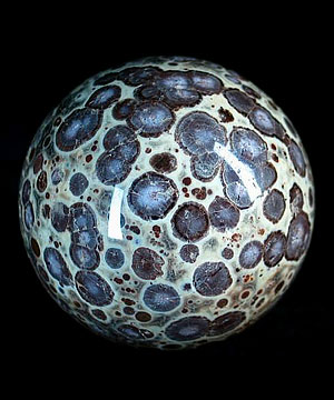 2.0" Asteroid Jasper Sphere, Crystal Ball