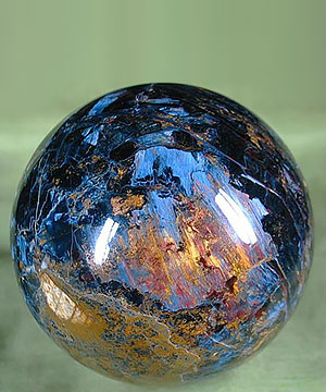Huge 89mm Pietersite Sphere, Crystal Ball,Chatoyant,Gemstone