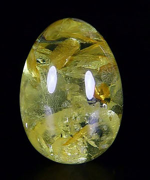 Amber Crystal Egg, Gemstone