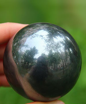 2.2" Hematite Sphere, Crystal Ball