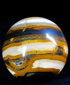 2.2" New Zebra Jasper Sphere, Crystal Ball