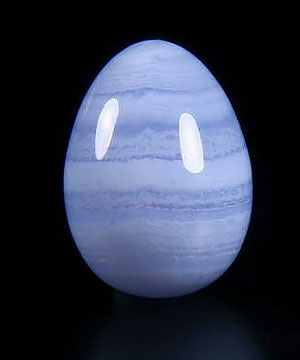 Blue Lace Agate Crystal Egg