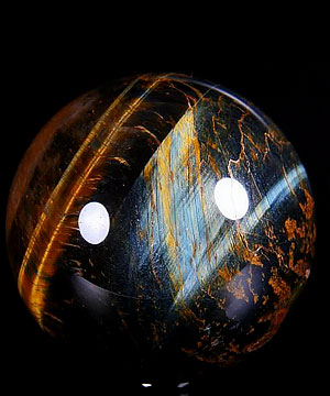 2.8" Blue & Gold Tiger Eye Sphere, Crystal Ball