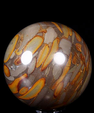 2.0" Bamboo Stone Sphere, Crystal Ball