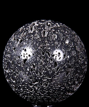 2.1" Hot Lava Stone Sphere, Crystal Ball