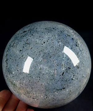 HUGE 4.1" Blue Aventurine Sphere, Crystal Ball