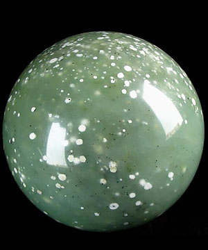 HUGE 4.6" Serpentine/New Jade Sphere, Crystal Ball
