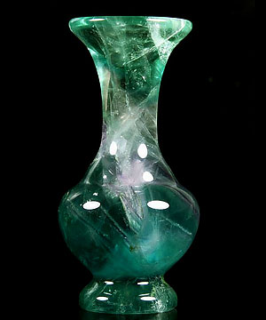 Fluorite Carved Crystal Vase