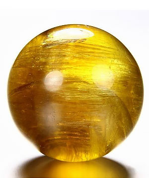 1.6" Orange Fluorite Sphere, Crystal Ball