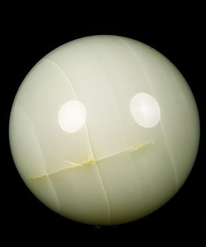 HUGE 3.4" Afghanistan Jade Sphere, Crystal Ball