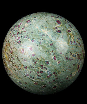 HUGE 5.2" American Ruby Fuchsite Sphere, Crystal Ball
