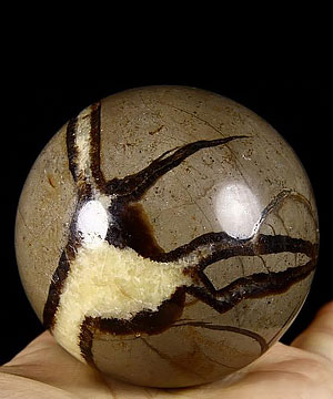 2.5" Dragon Septarian Stone Sphere, Crystal Ball