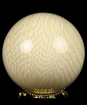 2.0" Elephant Bone Sphere, Crystal Ball