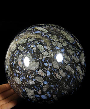 HUGE 6.3" Que Sera Stone Llanite Sphere, Crystal Ball