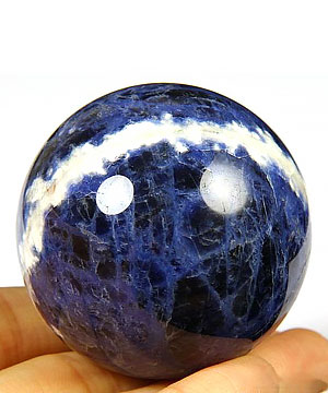 1.9" Sodalite Sphere, Crystal Ball