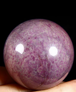 Gemstone 1.9" Sugilite Sphere, Crystal Ball