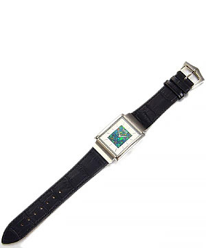 Nice Fashion Opal Watch with Genuine Leather