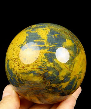 Gemstone 2.7" New Pietersite Sphere Crystal Ball