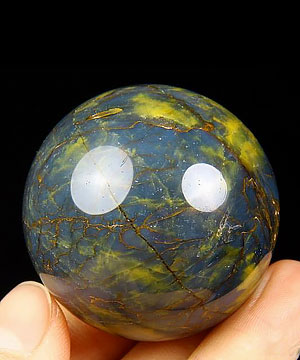 Gemstone 1.5" New Pietersite Sphere Crystal Ball