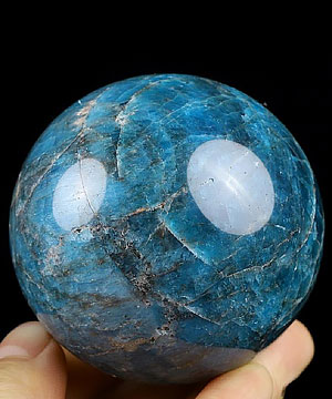 2.2" Blue Apatite Crystal Ball, Crystal Healing