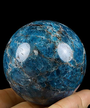 2.2" Blue Apatite Crystal Ball, Crystal Healing