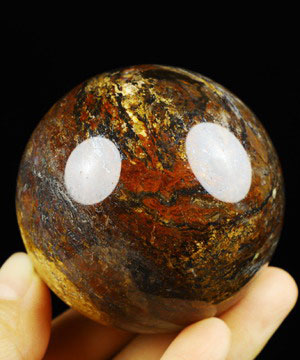 2.2" Pietersite Carved Crystal Sphere, Crystal Healing