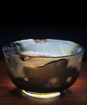 2.8" Agate Carved Crystal Cup/Bowl, Crystal Healing