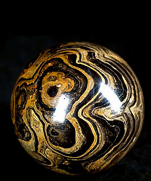 2.0" Stromatolite Fossil Sphere, Crystal Ball
