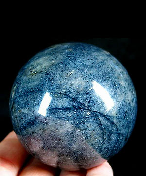 2.2" Royal Dumortierite Sphere, Crystal Ball