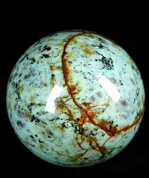2.0" African Turquoise Sphere, Crystal Ball