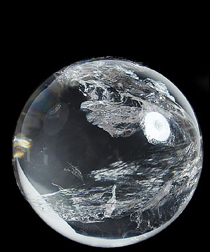 6.5" Quartz Rock Crystal Sphere Crystal Ball