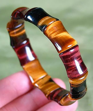 Tiger Eye Carved Crystal Bracelet