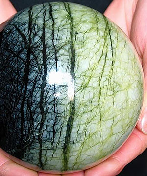 4.1" Chinese Picasso Jasper Sphere, Crystal Ball