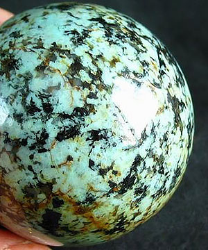2.0" African Turquoise Sphere, Crystal Ball