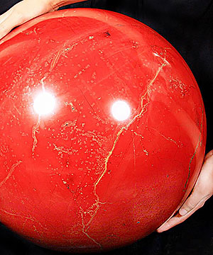 Titan 15.7" Red Jasper Sphere, Crystal Ball