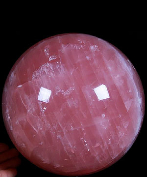 Titan 7.1" Rose Quartz Sphere, Crystal Ball